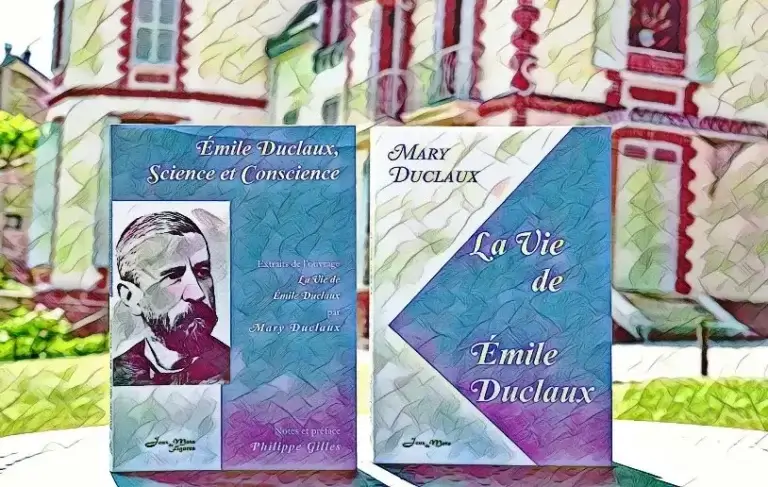 IÉditions complète et abrégée de La vie de Émile Duclaux par Mary Robinson Duclaux, devant la Maison Zola-Musée Dreyfus